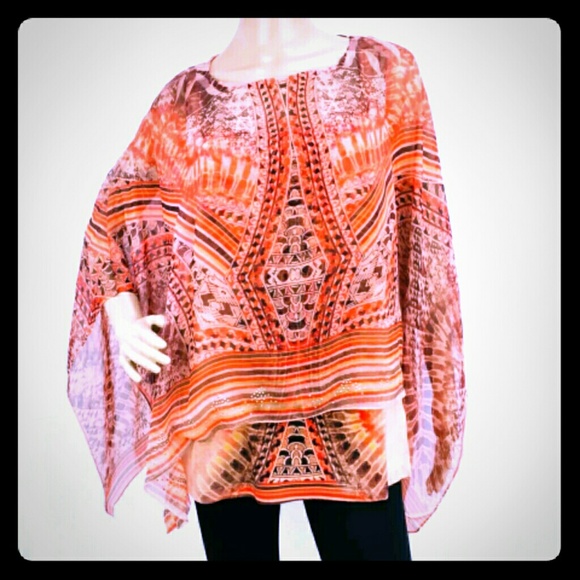 Boho Tank Semi Sheer Embellished Overlay - Picture 1 of 6